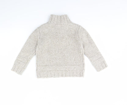 NEXT Girls Beige   Henley Jumper Size 4 Years
