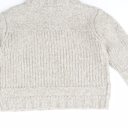 NEXT Girls Beige   Henley Jumper Size 4 Years