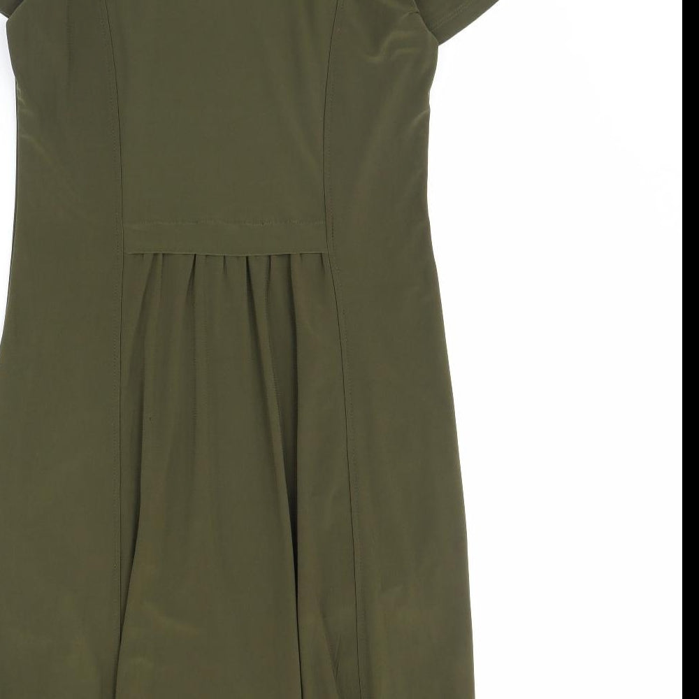 Nina Leonard  Womens Green   Sheath  Size S