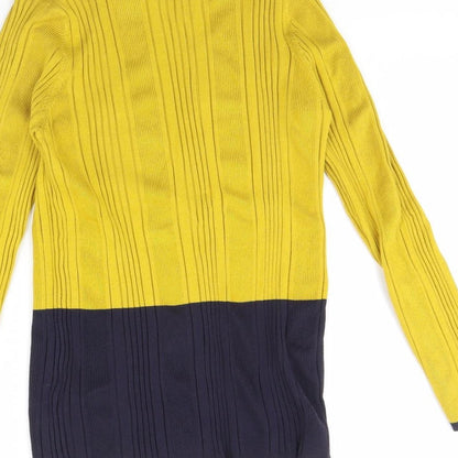 Womens UK Size 16 M&S Yellow Pullover Jumper