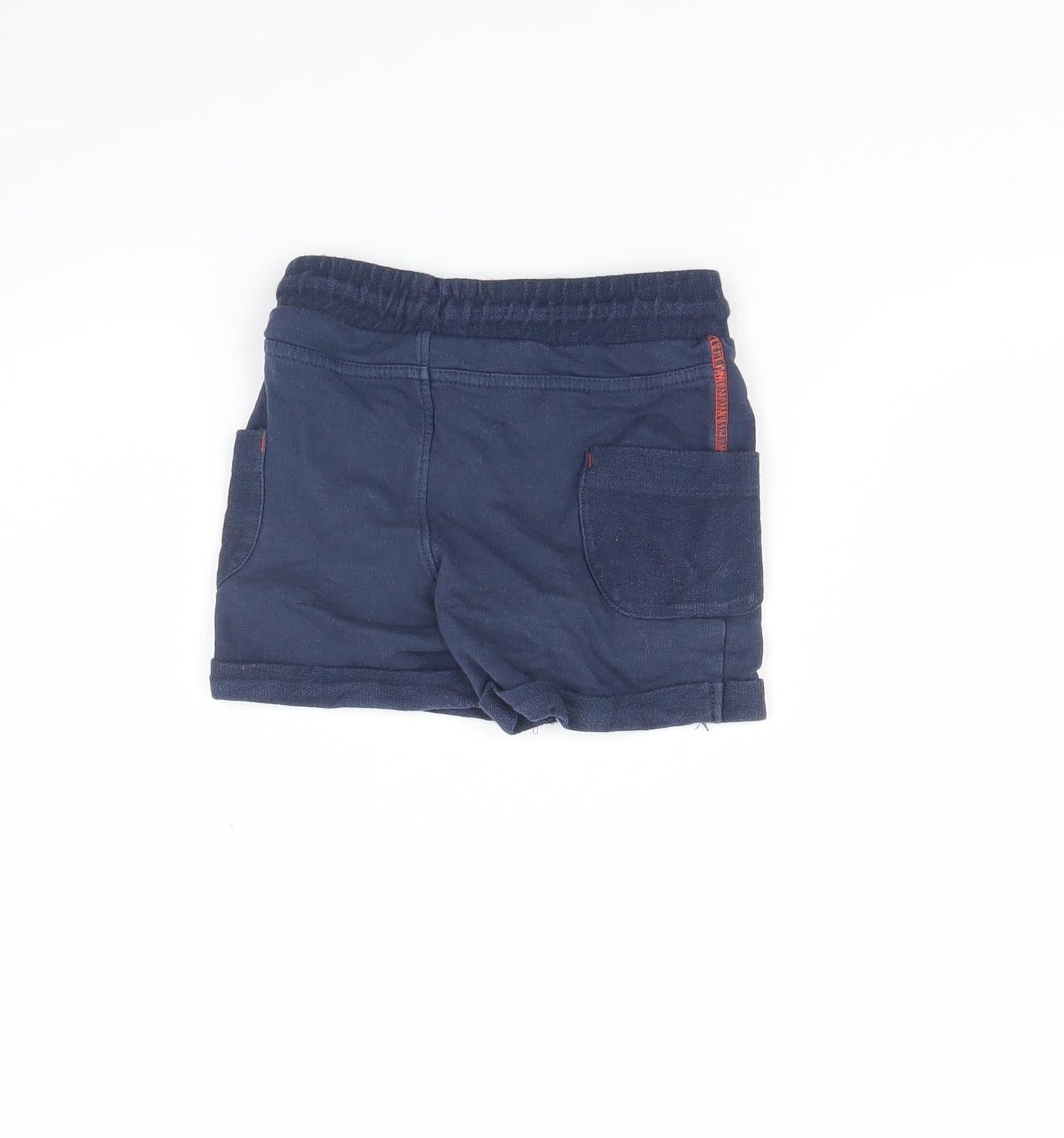 M&S Girls Blue   Cropped Trousers Size 18 Months