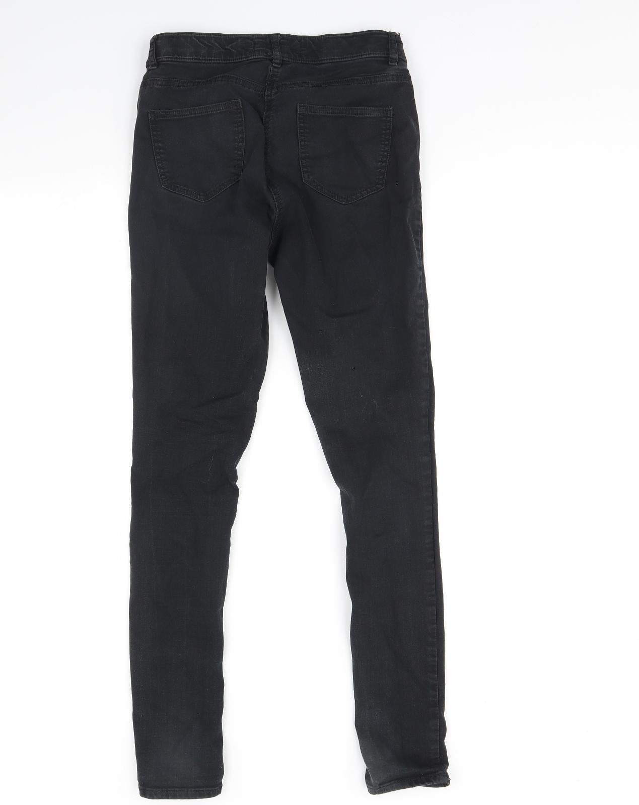 George Womens Black  Denim Skinny Jeans Size 10 L29 in