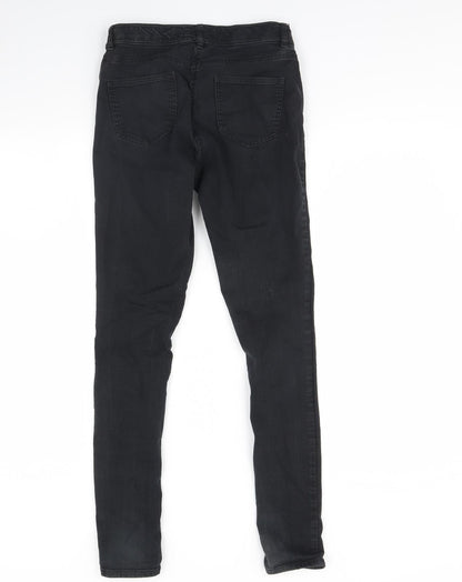 George Womens Black  Denim Skinny Jeans Size 10 L29 in