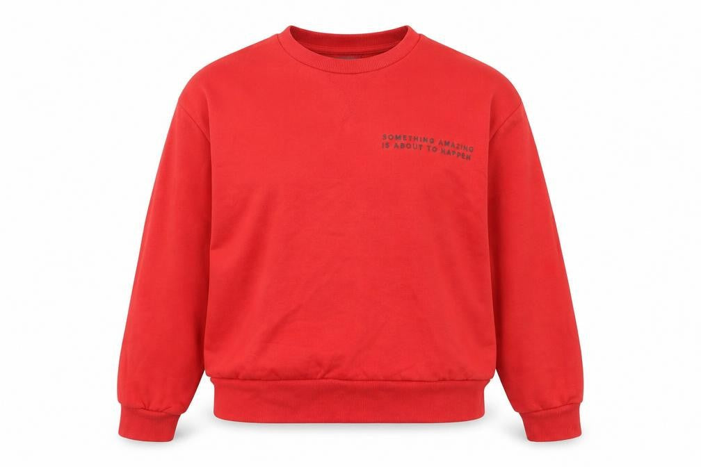 Womens UK Size S Primark Red Pullover Jumper