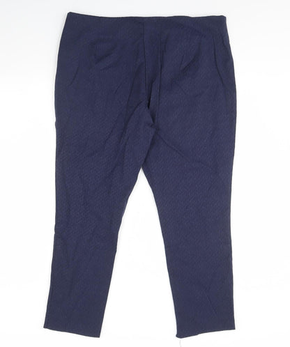 F&F Womens Blue   Trousers  Size 40 in L29 in