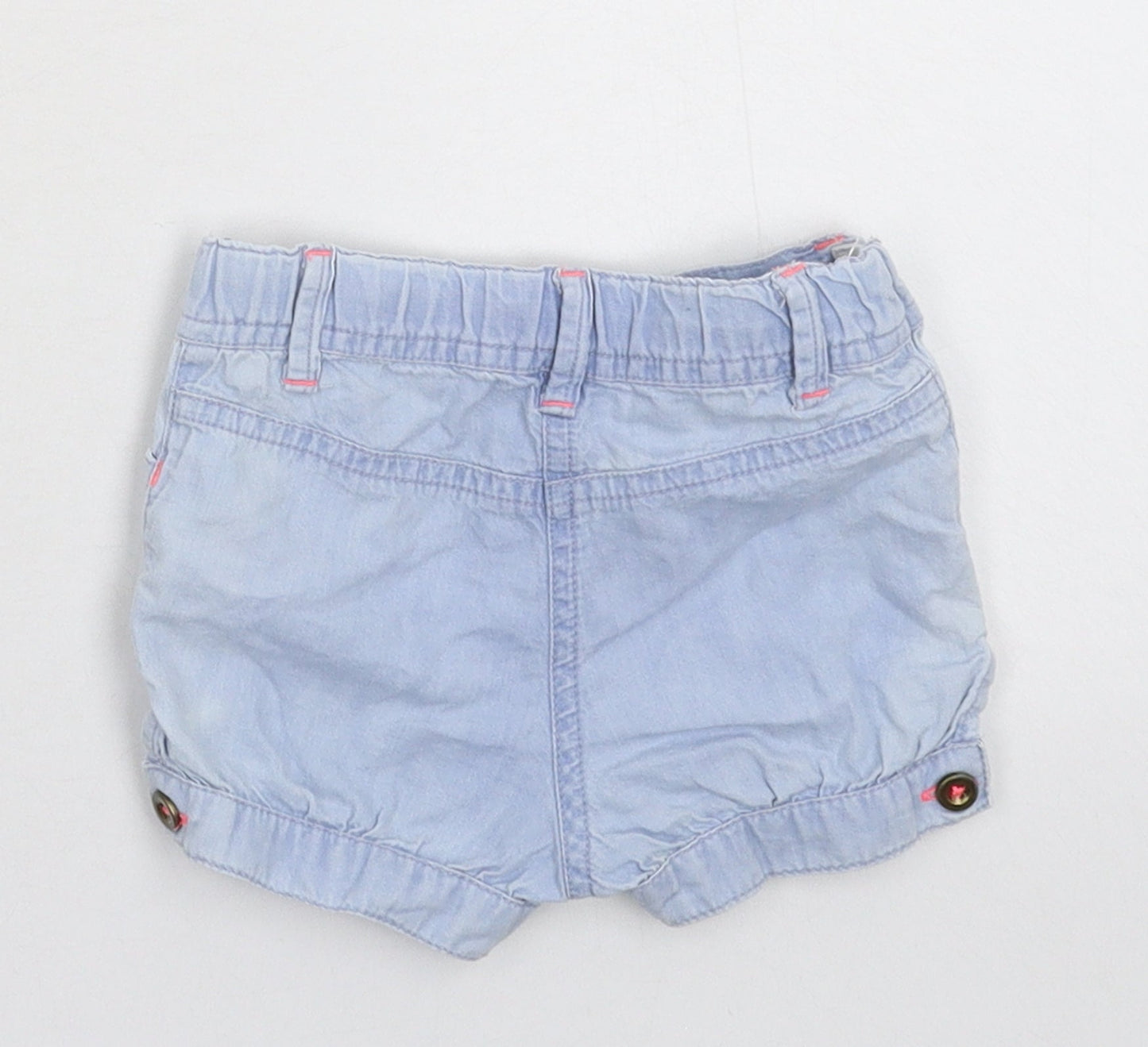 Young Dimension Girls Blue  Denim Cropped Jeans Size 9-12 Months  - Shorts