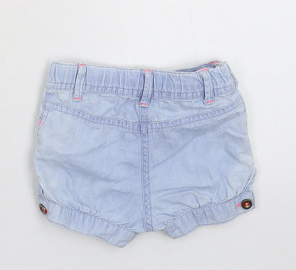 Young Dimension Girls Blue  Denim Cropped Jeans Size 9-12 Months  - Shorts