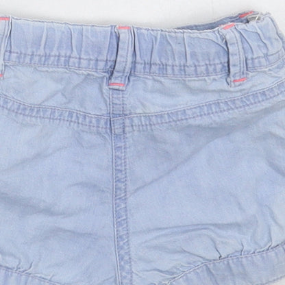 Young Dimension Girls Blue  Denim Cropped Jeans Size 9-12 Months  - Shorts