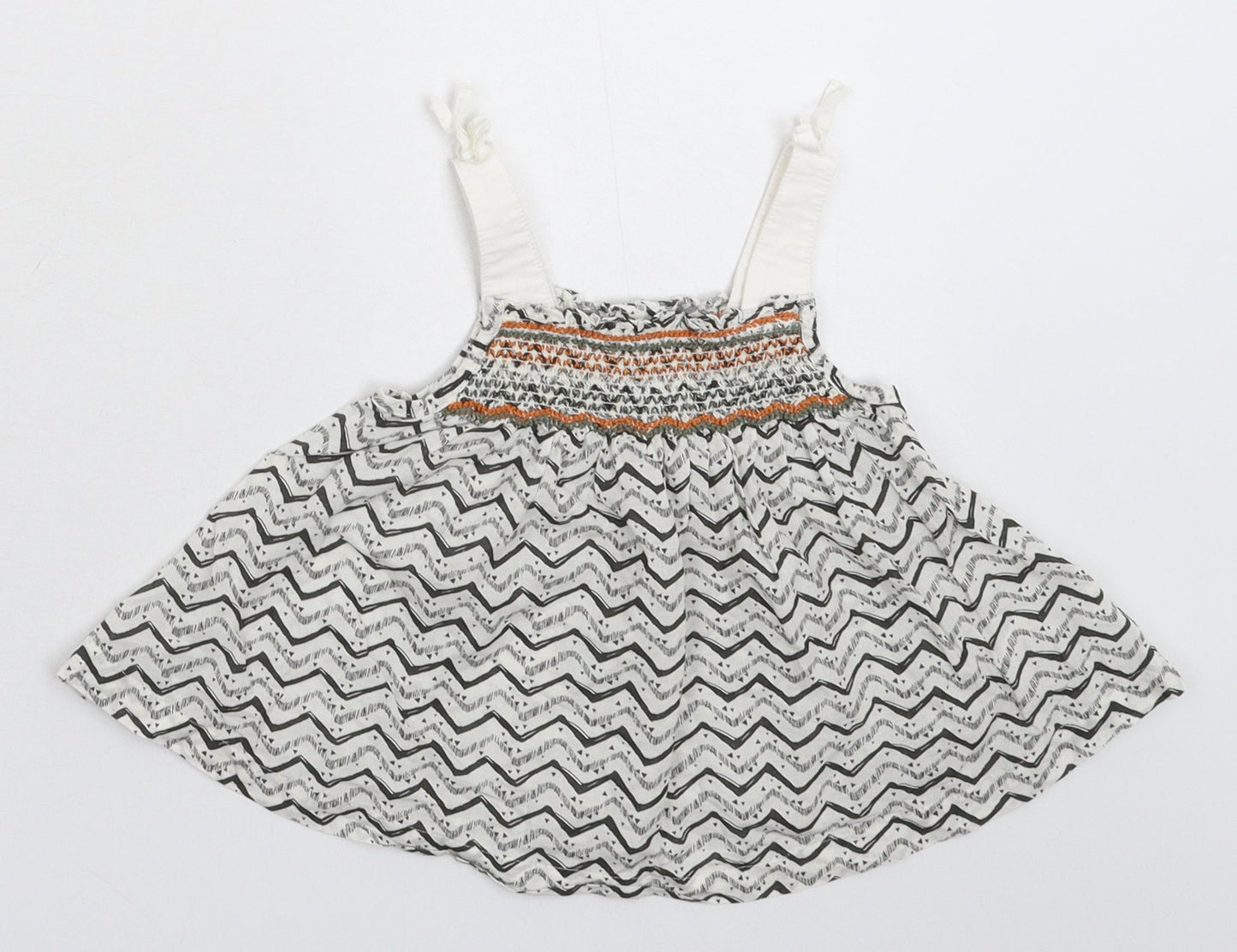NEXT Girls Multicoloured Geometric  Tank Dress  Size 9-12 Months