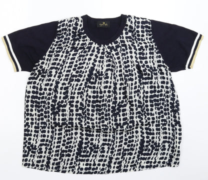 Eugen Klein Womens Multicoloured   Basic Blouse Size 20