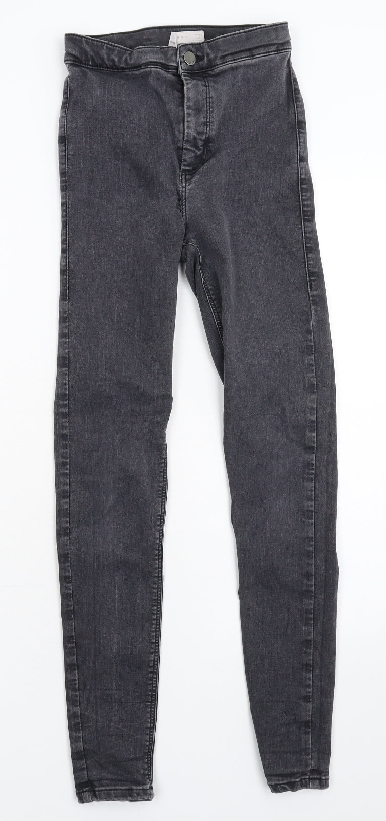 Topshop Womens Black  Denim Jegging Jeans Size 24 in L27 in