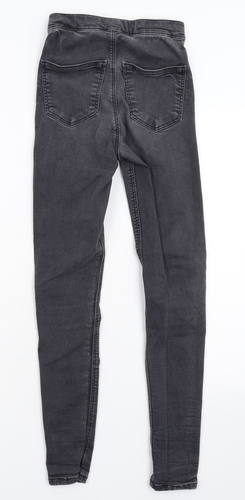 Topshop Womens Black  Denim Jegging Jeans Size 24 in L27 in
