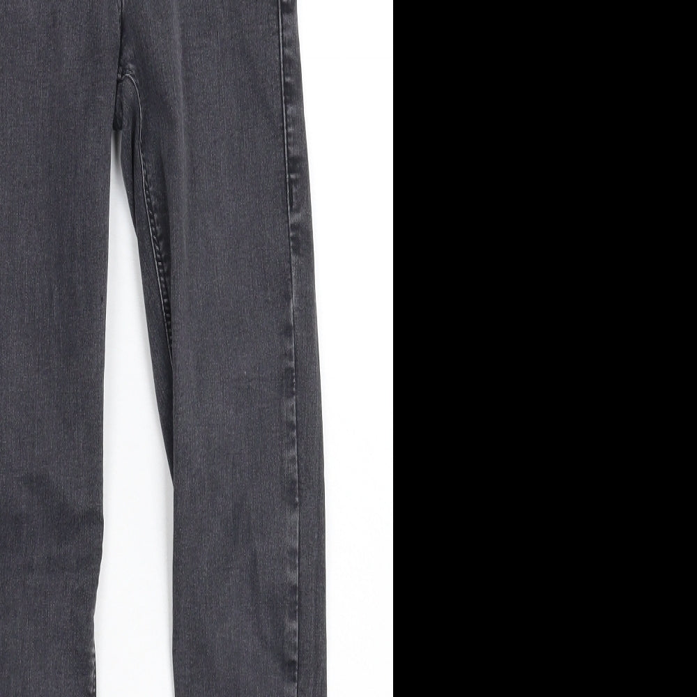 Topshop Womens Black  Denim Jegging Jeans Size 24 in L27 in