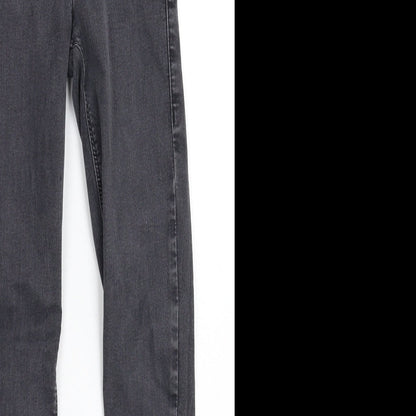 Topshop Womens Black  Denim Jegging Jeans Size 24 in L27 in