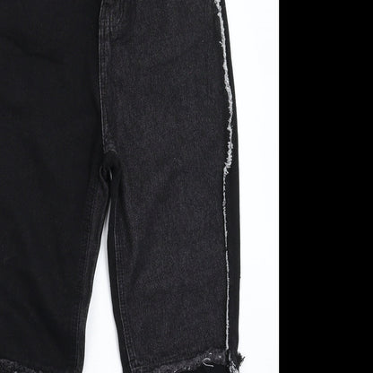 SheIn Womens Black  Denim Mom Jeans Size 24 in L26 in