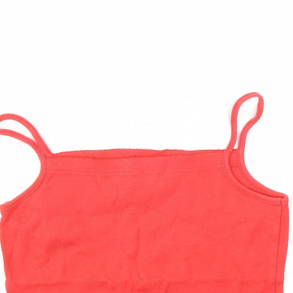 BAY Womens Red   Basic T-Shirt Size 12