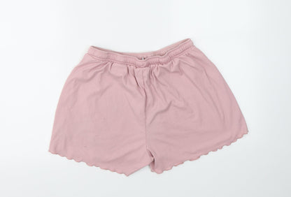 PINAPPLE  Womens Pink   Cut-Off Shorts Size S - STRECHY WAISTBAND