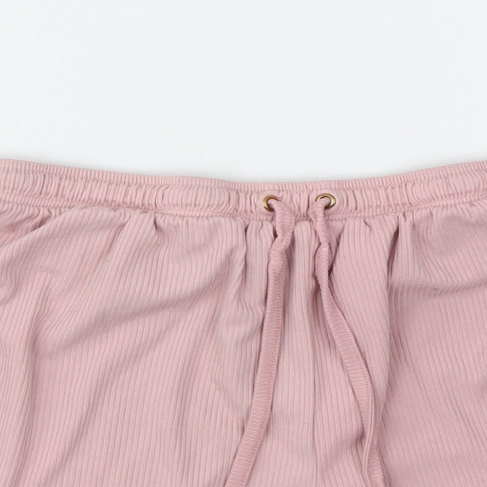 PINAPPLE  Womens Pink   Cut-Off Shorts Size S - STRECHY WAISTBAND