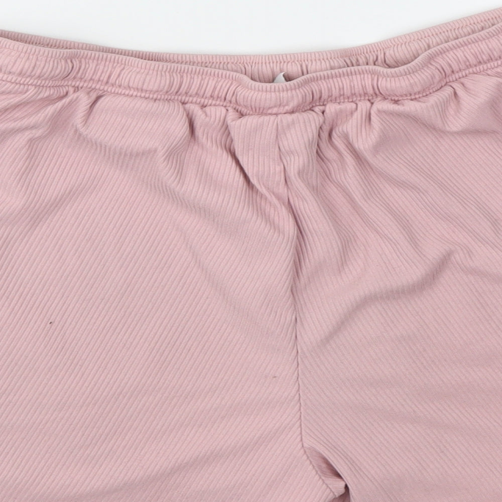 PINAPPLE  Womens Pink   Cut-Off Shorts Size S - STRECHY WAISTBAND