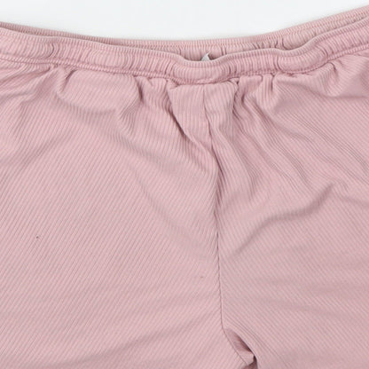 PINAPPLE  Womens Pink   Cut-Off Shorts Size S - STRECHY WAISTBAND