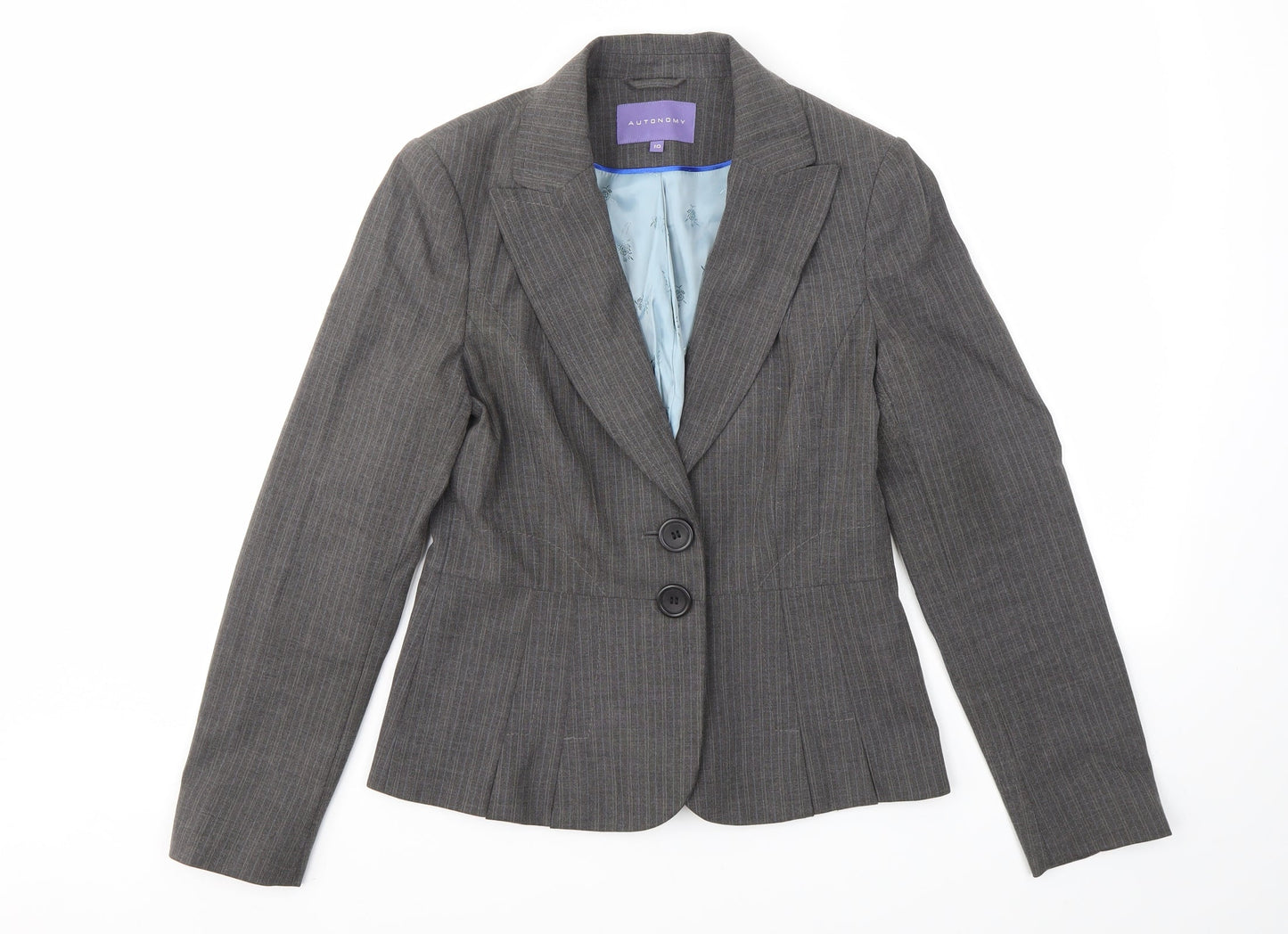 Autonomy Womens Grey   Jacket Blazer Size 10