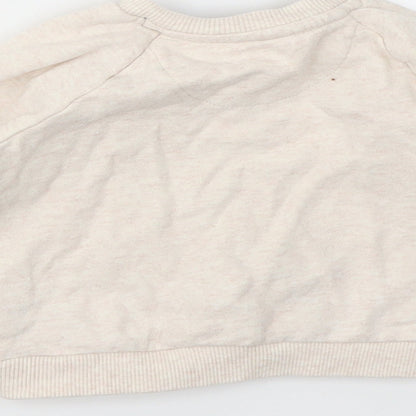 F&F Baby Ivory Animal Print  Pullover Jumper Size 6-9 Months
