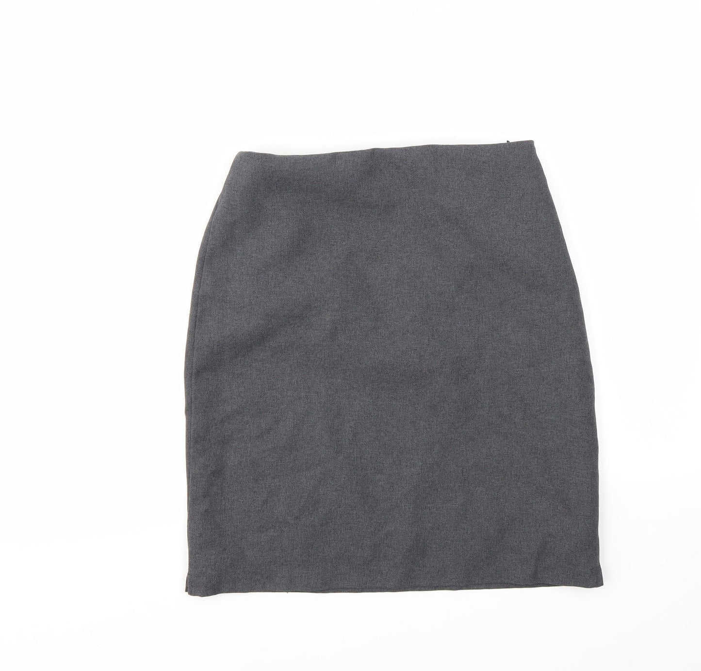 Preworn Girls Grey   A-Line Skirt