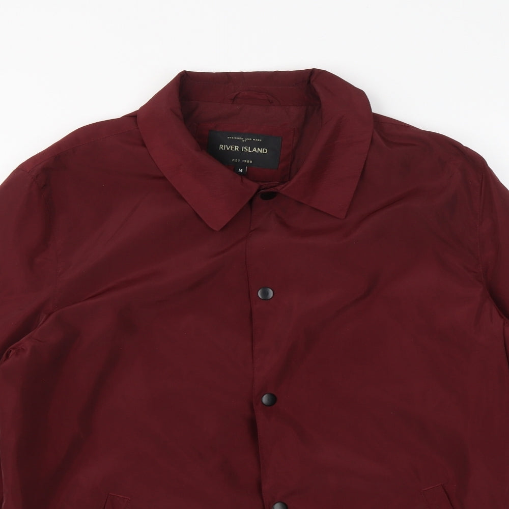 Womens UK Size M River Island Red Jacket