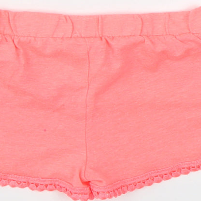 JEFF & CO  Girls Pink   Capri Trousers Size 18-24 Months