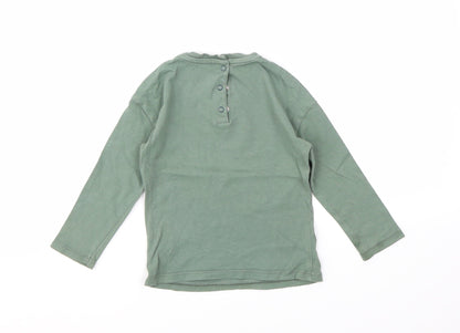 George Girls Green   Basic T-Shirt Size 12-18 Months