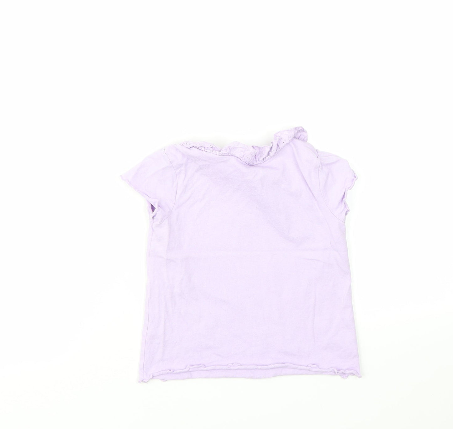 George Girls Purple   Basic T-Shirt Size 12-18 Months