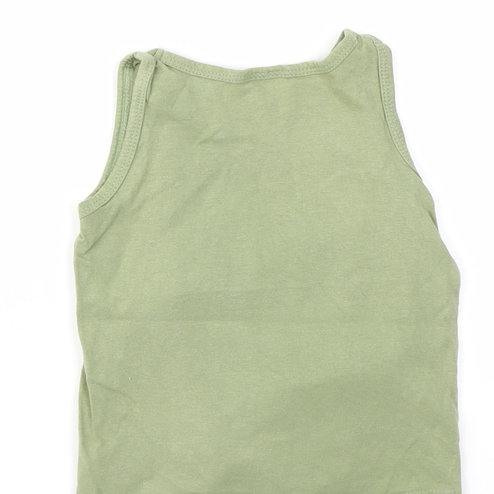 SO CUTE  Girls Green   Basic T-Shirt Size 18-24 Months