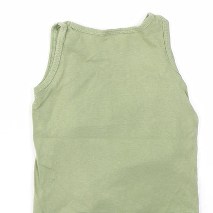 SO CUTE  Girls Green   Basic T-Shirt Size 18-24 Months
