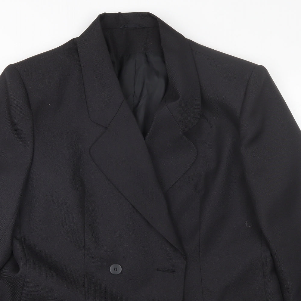 Classics Womens Black   Jacket Suit Size 14