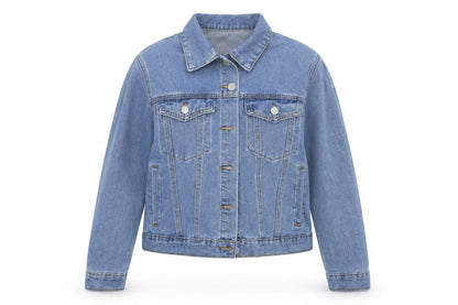 Boohoo Womens Blue  Denim Jacket Coat Size 6