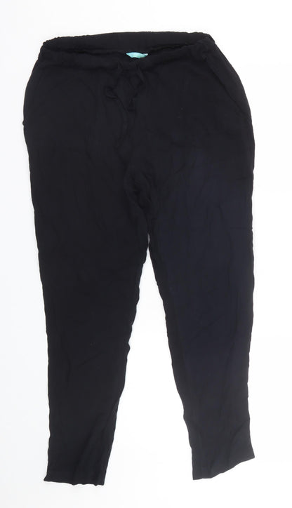 Avenue Womens Black   Capri Trousers Size 12 L28 in