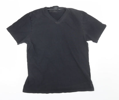 NEXT Mens Black    T-Shirt Size M