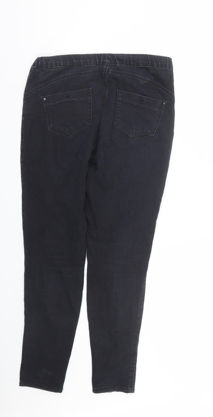 Denim co Womens Black  Denim Skinny Jeans Size 8 L26 in