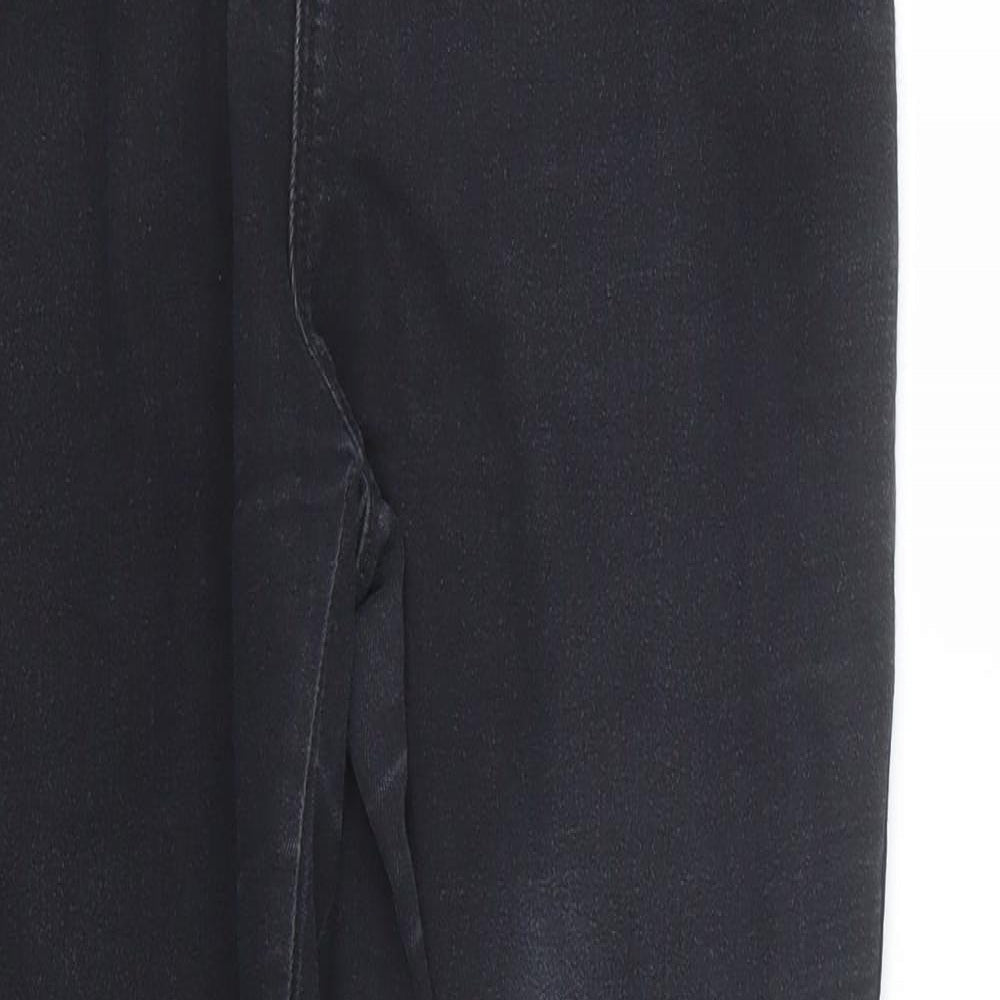 Denim co Womens Black  Denim Skinny Jeans Size 8 L26 in