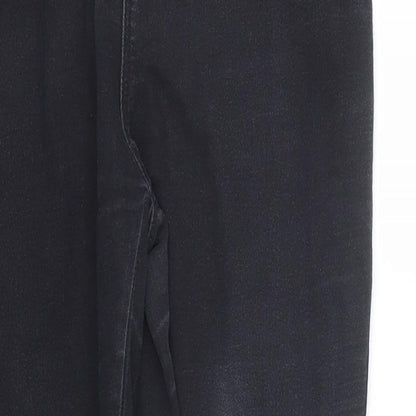 Denim co Womens Black  Denim Skinny Jeans Size 8 L26 in