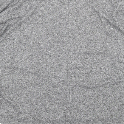 Womens UK Size 10 Topshop Grey Basic T-Shirt