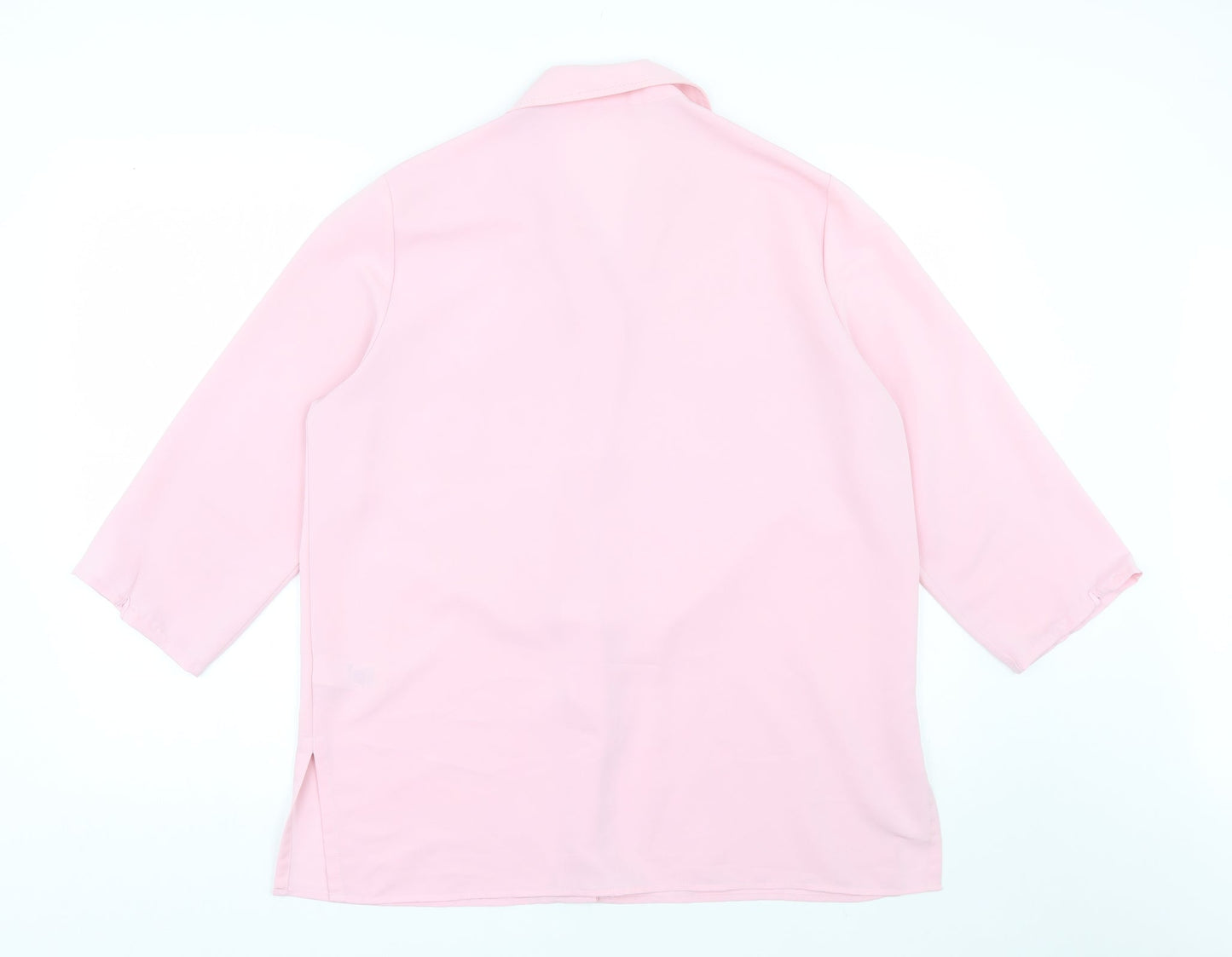 St Micheal Womens Pink   Basic Button-Up Size 14