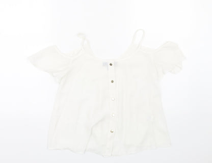 Atmosphere Womens White   Basic Tank Size 6