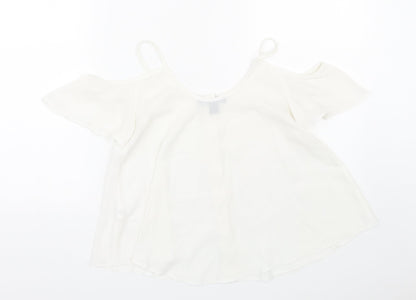 Atmosphere Womens White   Basic Tank Size 6