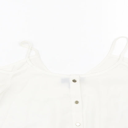 Atmosphere Womens White   Basic Tank Size 6