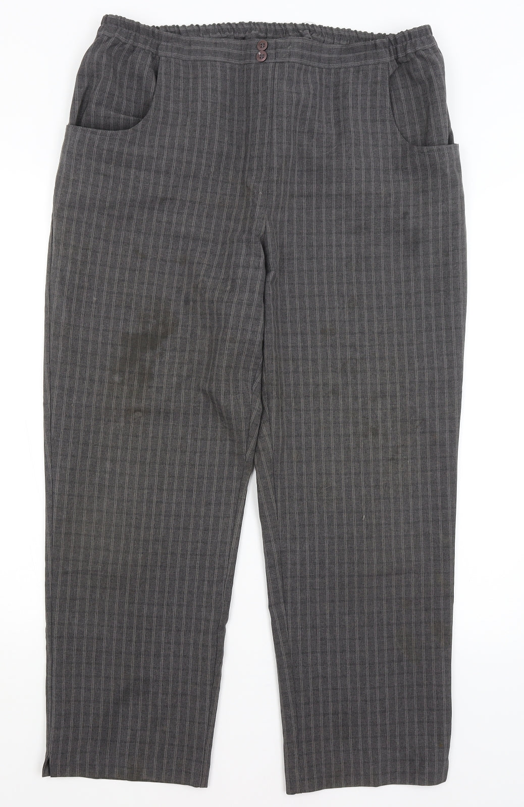 Womens UK Size 16 Special Collection Regular Fit  Grey Trousers