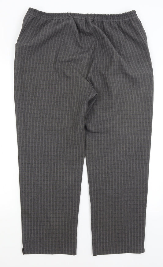 Womens UK Size 16 Special Collection Regular Fit  Grey Trousers