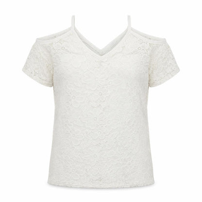 Womens UK Size 12 Very White Basic T-Shirt
