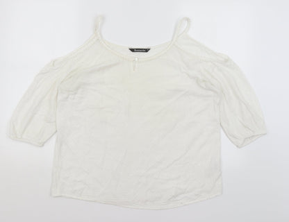 Bonmarche Womens White   Basic Blouse Size 12