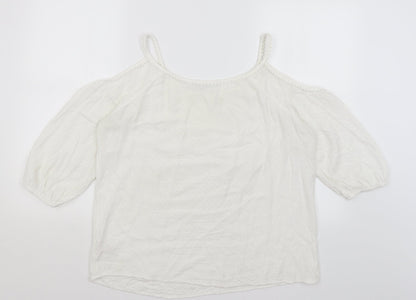 Bonmarche Womens White   Basic Blouse Size 12